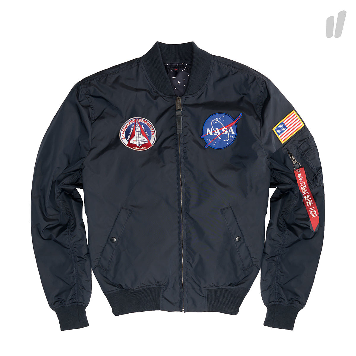 Alpha Industries MA-1 NASA Reversible II rep. Blue Bomber & Varsity Jackets 186101 07 | Overkill
