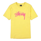 Stussy Stock Tee Yellow T-Shirts 2903080 / 0201 | Overkill