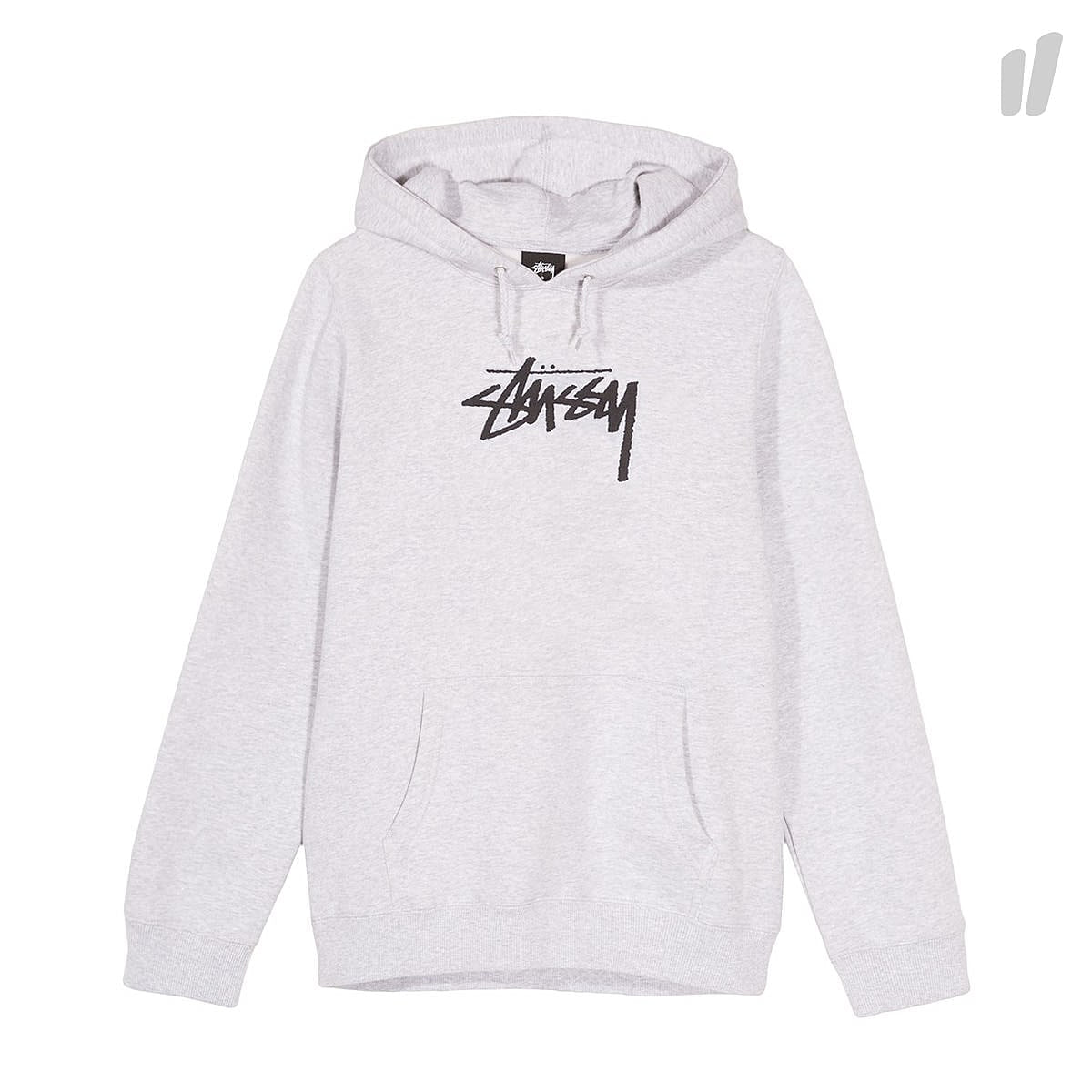 Stussy Wmns Stock Hood Grey Heather Hoodies 2921673 / 0009 | Overkill