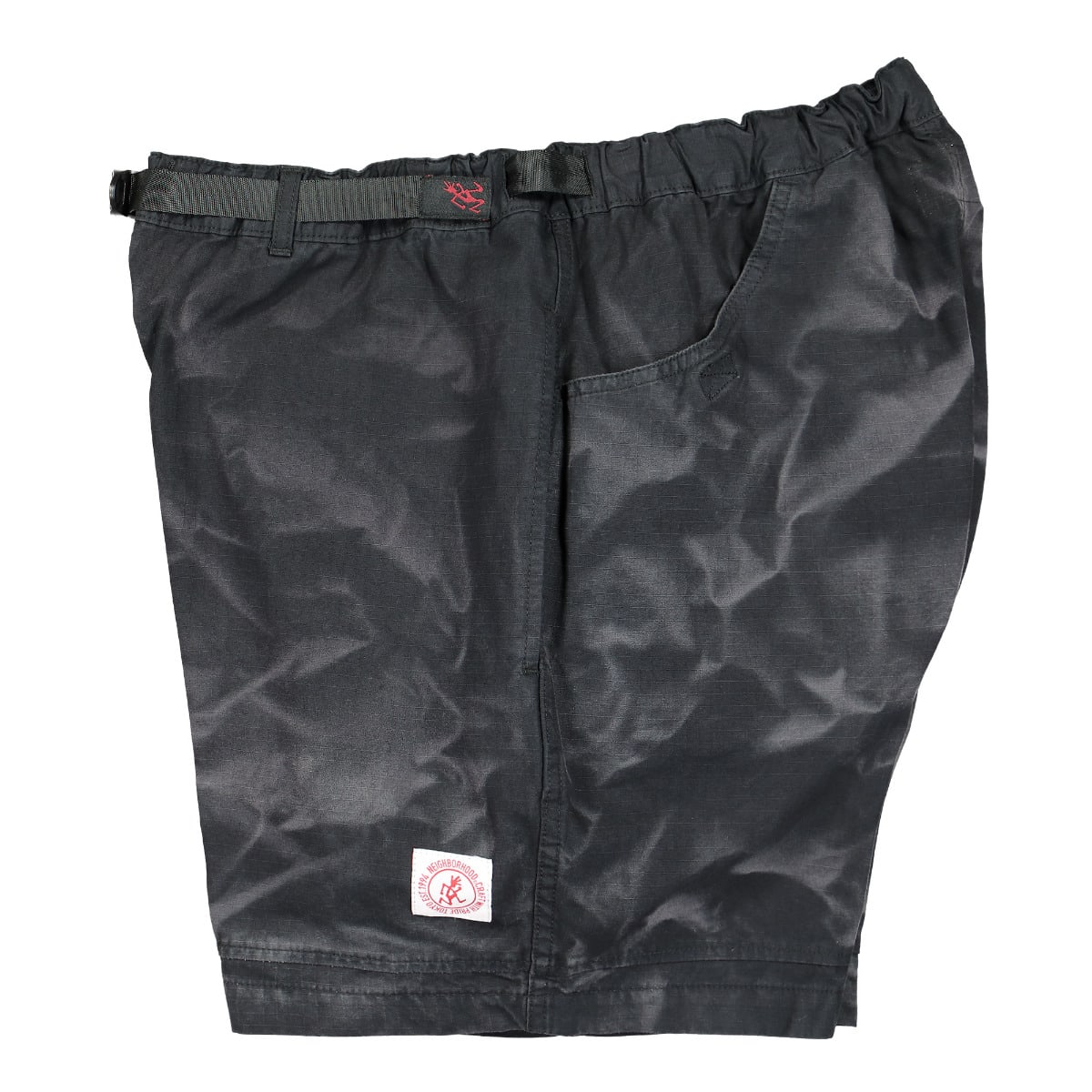 Neighborhood Dye Shorts Black Shorts Close-up | Overkill
