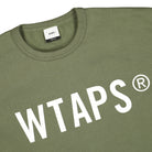WTAPS WTVUA Sweatshirt Olive Drab Sweatshirts Close-up | Overkill