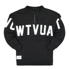 WTAPS Stencil Mid Zip Copo Black Sweatshirts 212ATDT-CSM12 | Overkill