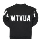 WTAPS Stencil Mid Zip Copo Black Sweatshirts Material | Overkill