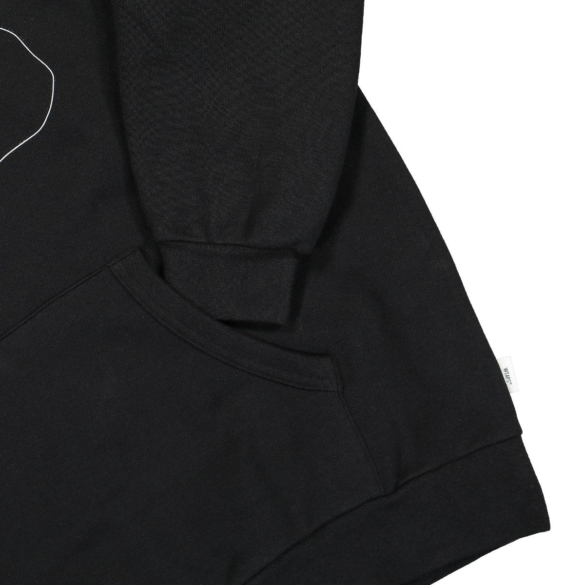WTAPS Vibes Hooded Sweatshirt Black Hoodies Detailfoto | Overkill