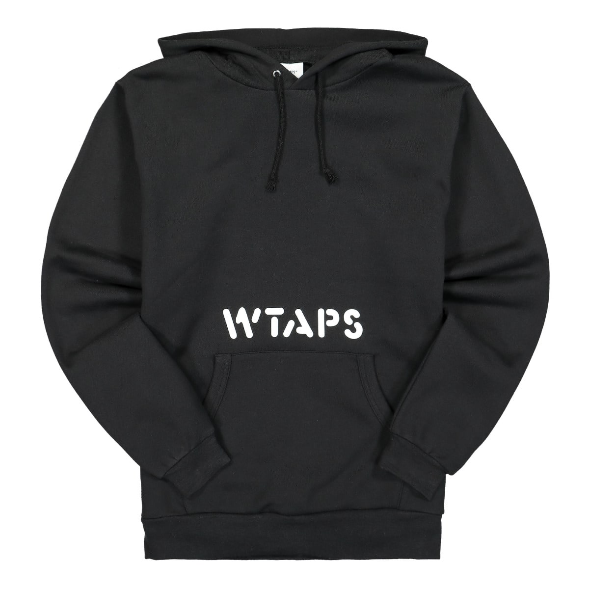 WTAPS Bob Hooded Sweatshirt Black Hoodies 212ATDT-HP04S | Overkill