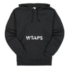 WTAPS Bob Hooded Sweatshirt Black Hoodies 212ATDT-HP04S | Overkill