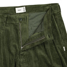 WTAPS Tuck 02 Corduroy Trousers Olive Drab Casual Pants Detailfoto | Overkill