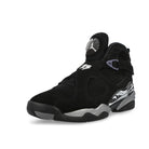 Air Jordan 8 Retro Black / White - Light Graphite High Top Sneakers 305381 007 Close-up | Overkill