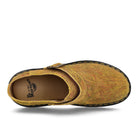 Dr. Martens Isham Marbled Slingback Mules Brown-Mustard Marbled Hairy Suede Slides, Sandals & Slippers  Detailfoto | Overkill