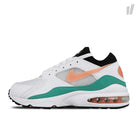 Nike air max 93 White-Crimson Bliss - Kinetic Green - Black Low Top Sneakers 306551 105 | Overkill