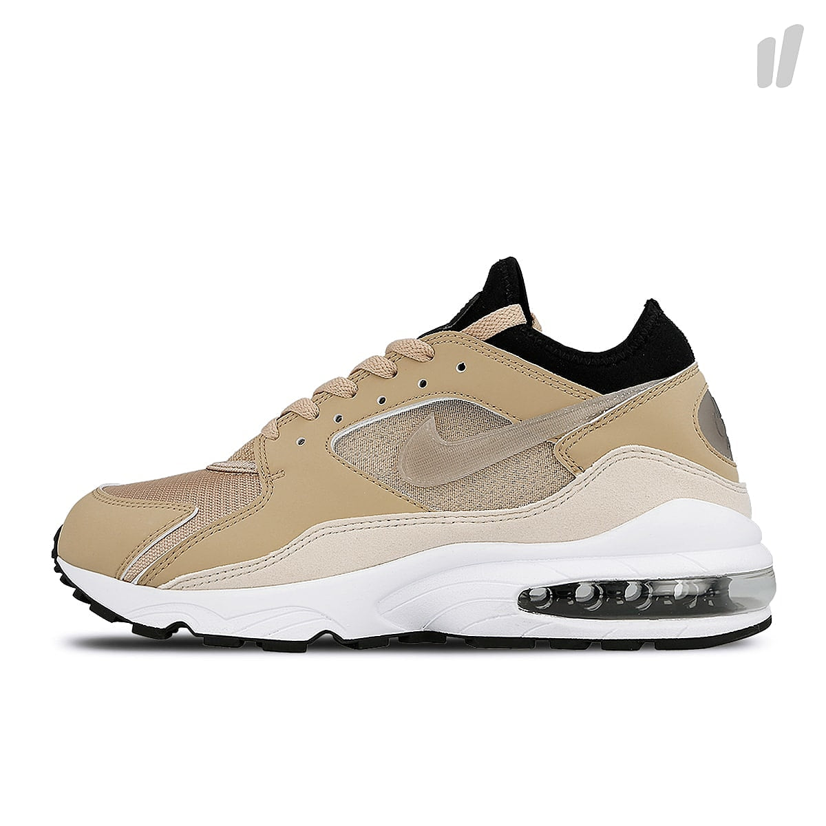 Nike air max 93 Sand-Sepia Stone - Desert Sand - White Low Top Sneakers 306551 202 | Overkill