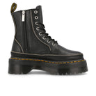 Dr. Martens Jadon Zip Black Milled Nappa Boots  Silhouette | Overkill