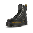 Dr. Martens Jadon Zip Black Milled Nappa Boots  Close Up | Overkill