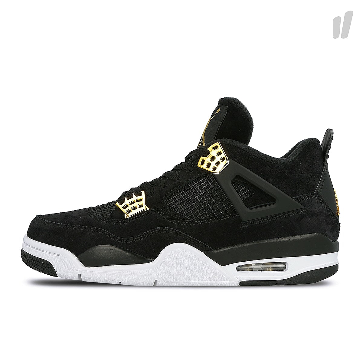 Jordan Air Jordan 4 Retro Black / Metallic Gold - White Sneakers 308497 032 | Overkill