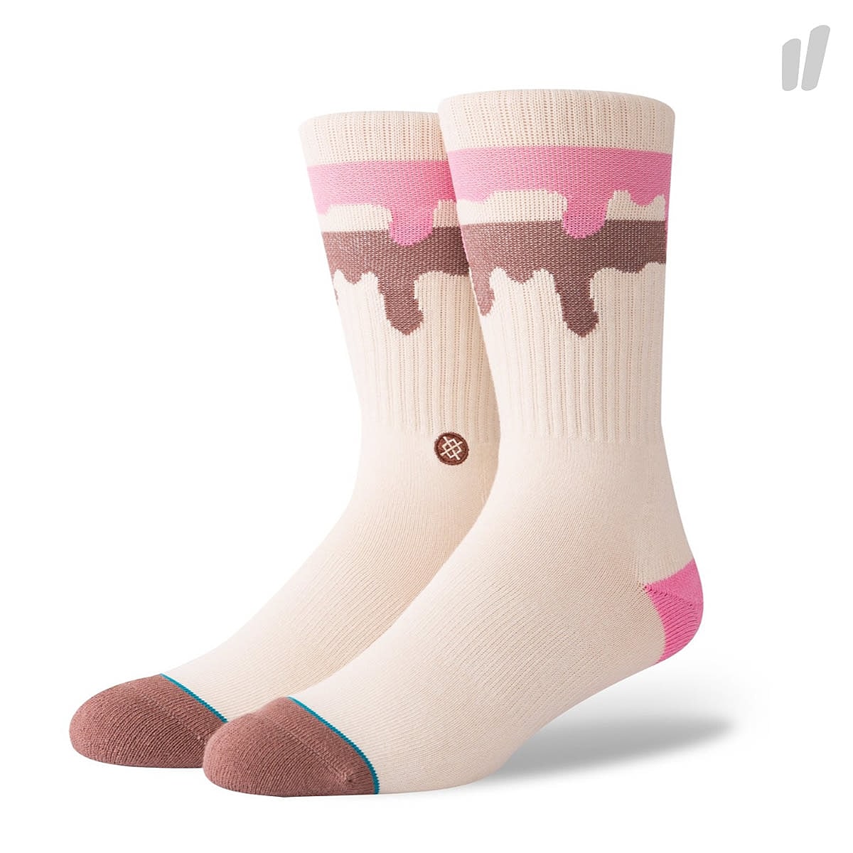 Stance Melt Down Socks Natural Socks M556C18MED-NAT | Overkill