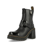 Dr. Martens Gaya Chelsea Boot Black Sendal + Soft Patent PU Boots  Close Up | Overkill