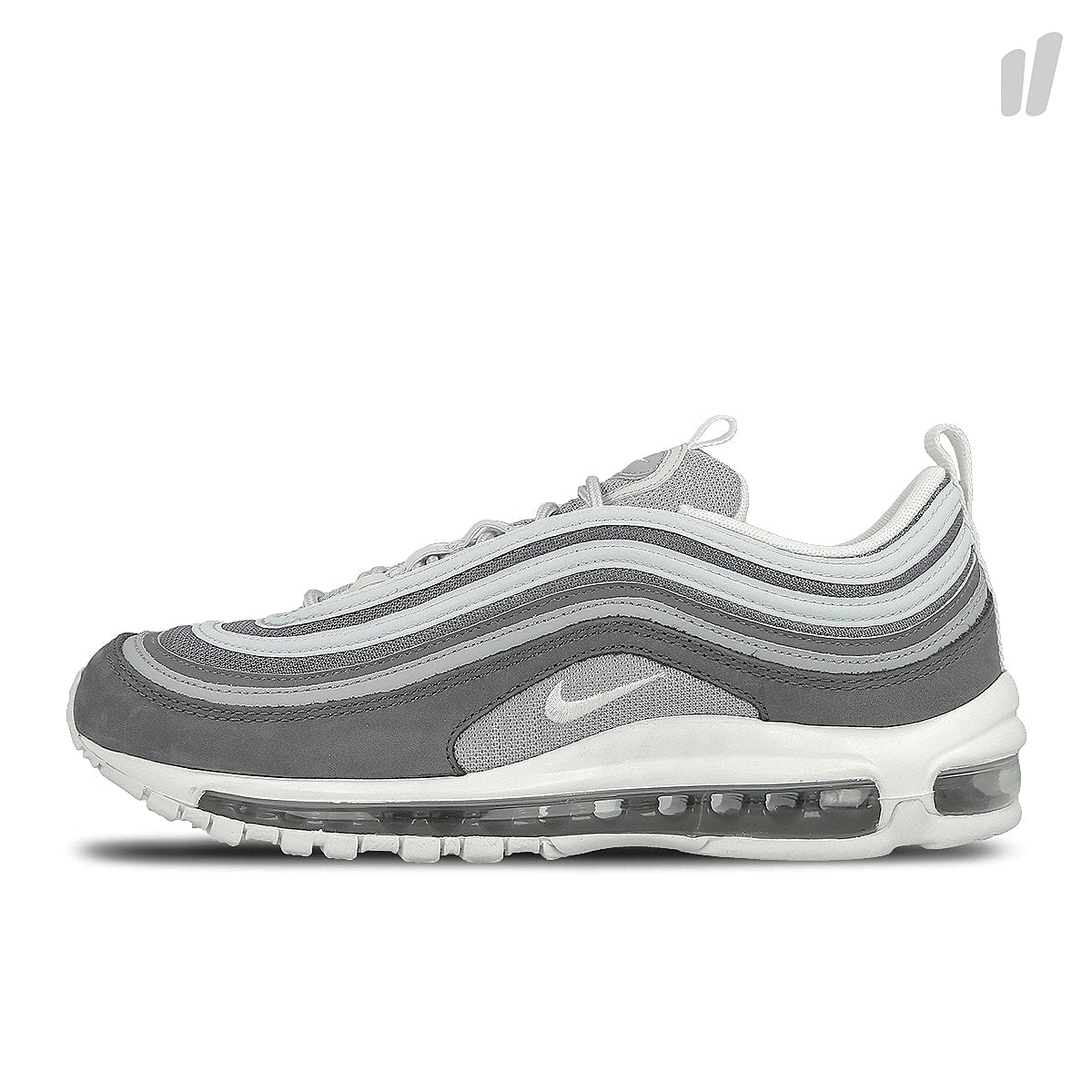 Nike air max 97 premium Wolf Grey / Summit White - Dark Grey Sneakers 312834 005 | Overkill