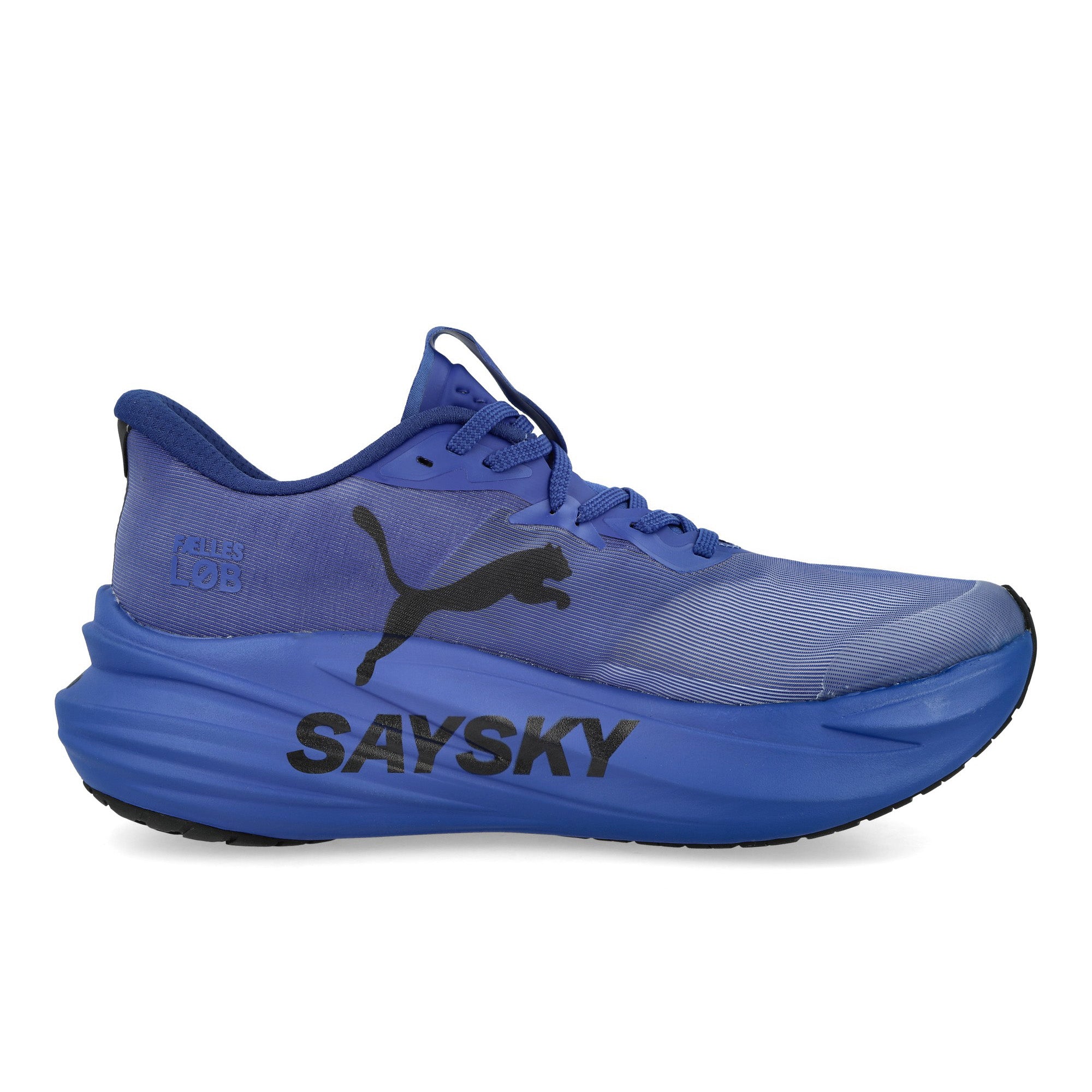 SAYSKY x Puma MagMax NITRO 2 Vivid Blue - PUMA Black Low Top Sneakers 313944 01 Silhouette | Overkill
