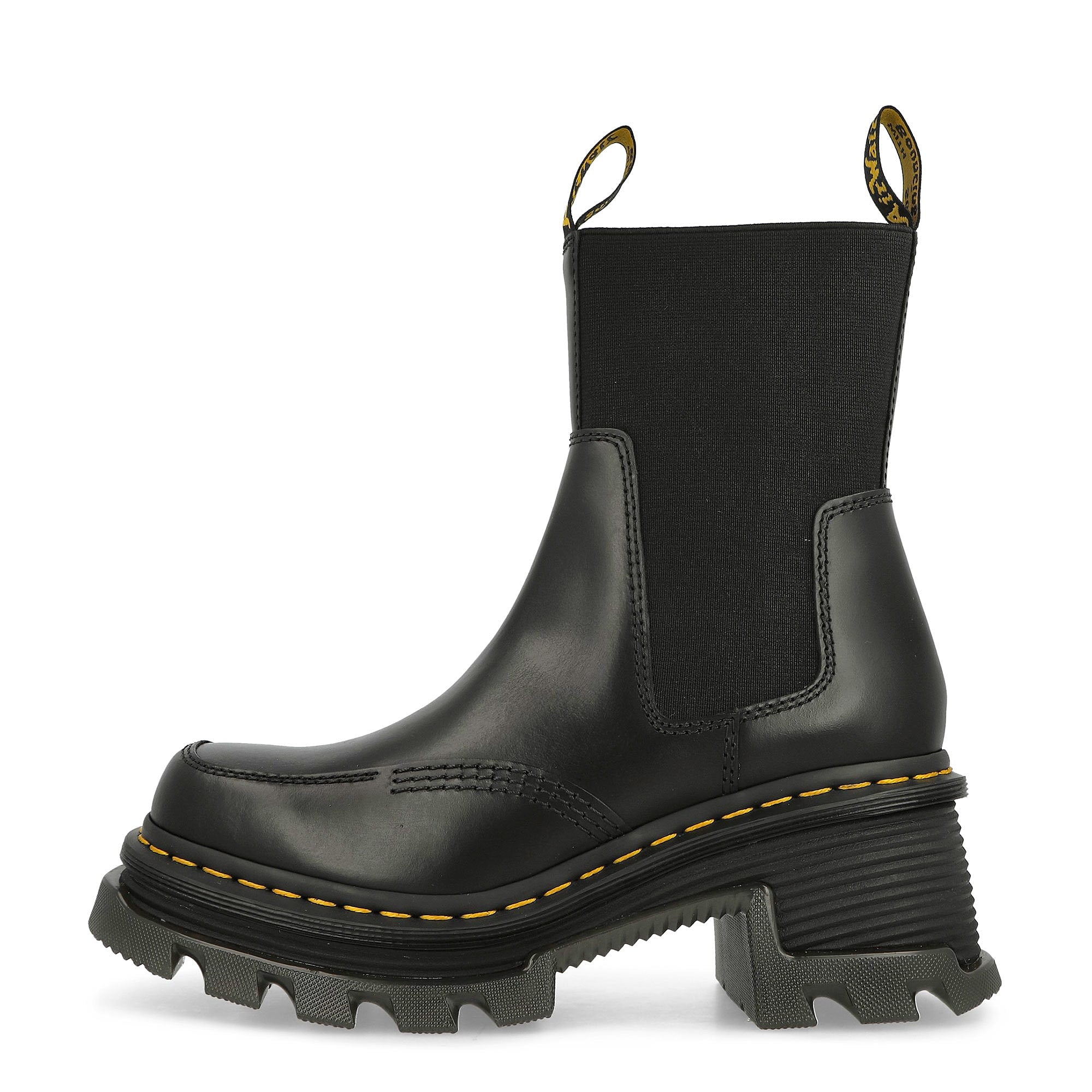 Dr. Martens Corran Chelsea Heeled Boots Black Atlas Boots 31485001 | Overkill