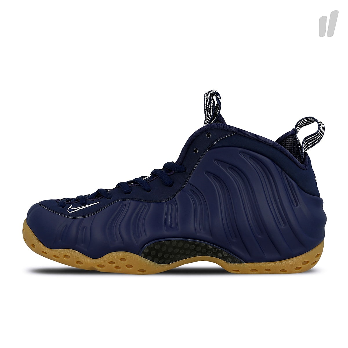 Nike air foamposite one Midnight Navy / Midnight Navy High Top Sneakers 314996 405 | Overkill
