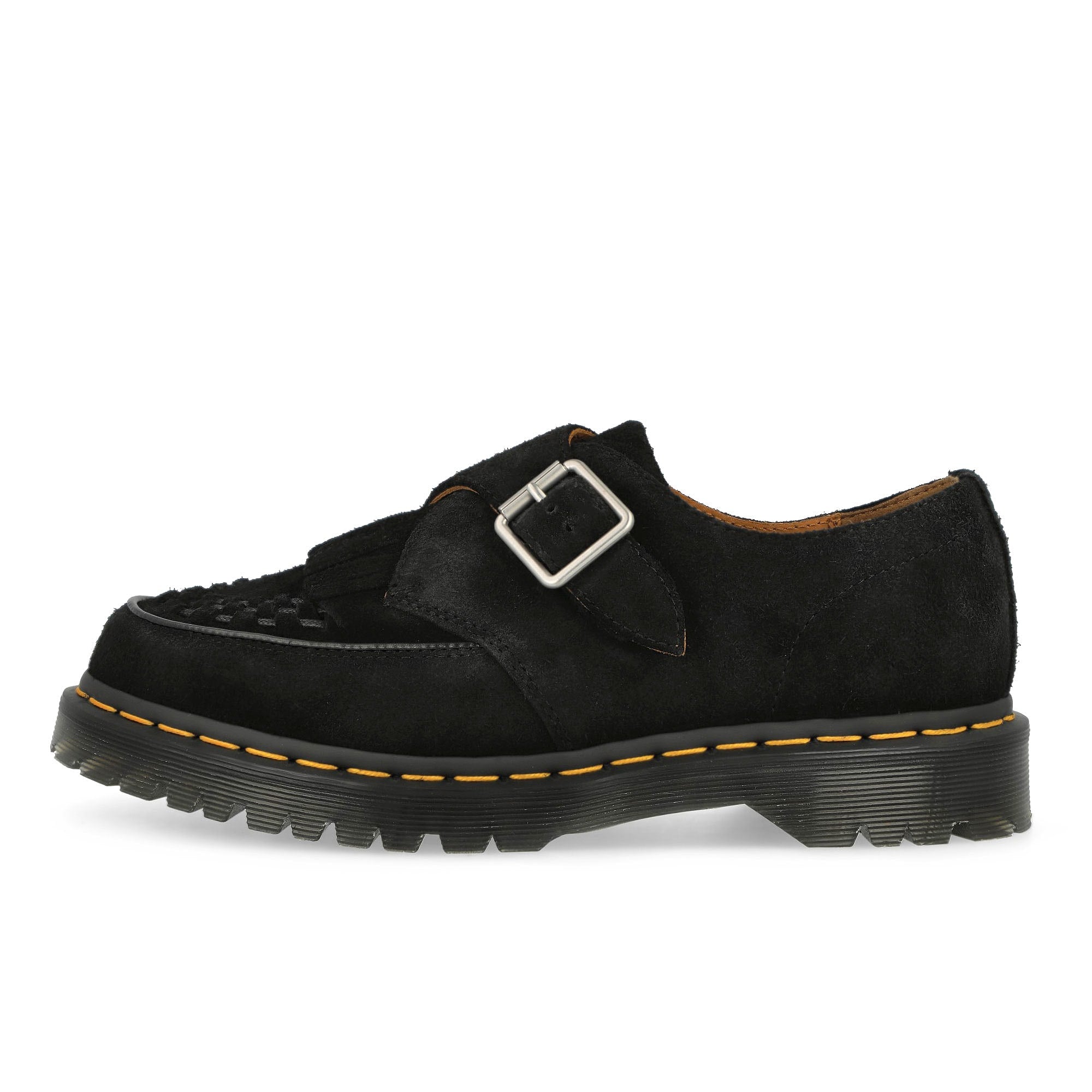 Dr. Martens Ramsey Monk KLT Creeper Black Desert Oasis Suede Loafers & Lace ups 31501001 | Overkill