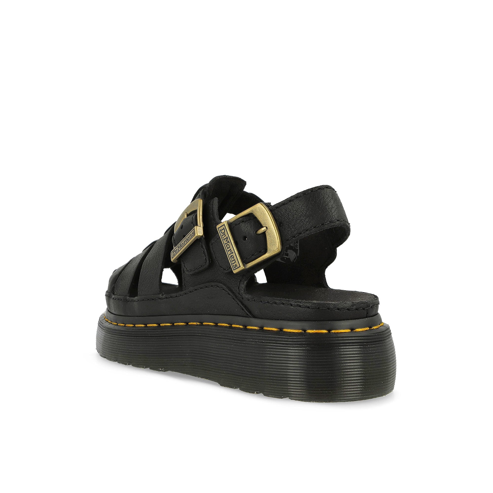 Dr. Martens Wrenlie Fisherman Sandals Black Grizzly Slides, Sandals & Slippers  Material | Overkill