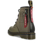 Dr. Martens Alpha Industries x Dr. Martens 1460 Ben Black Olive Boots  Material | Overkill