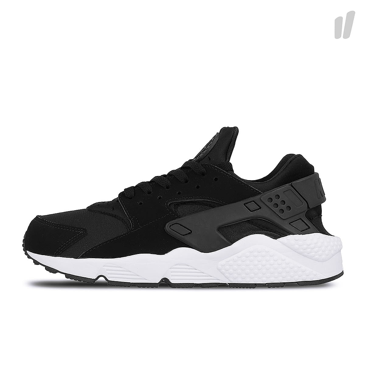 Nike air huarache Black / Black - Black - White Low Top Sneakers 318429 035 | Overkill