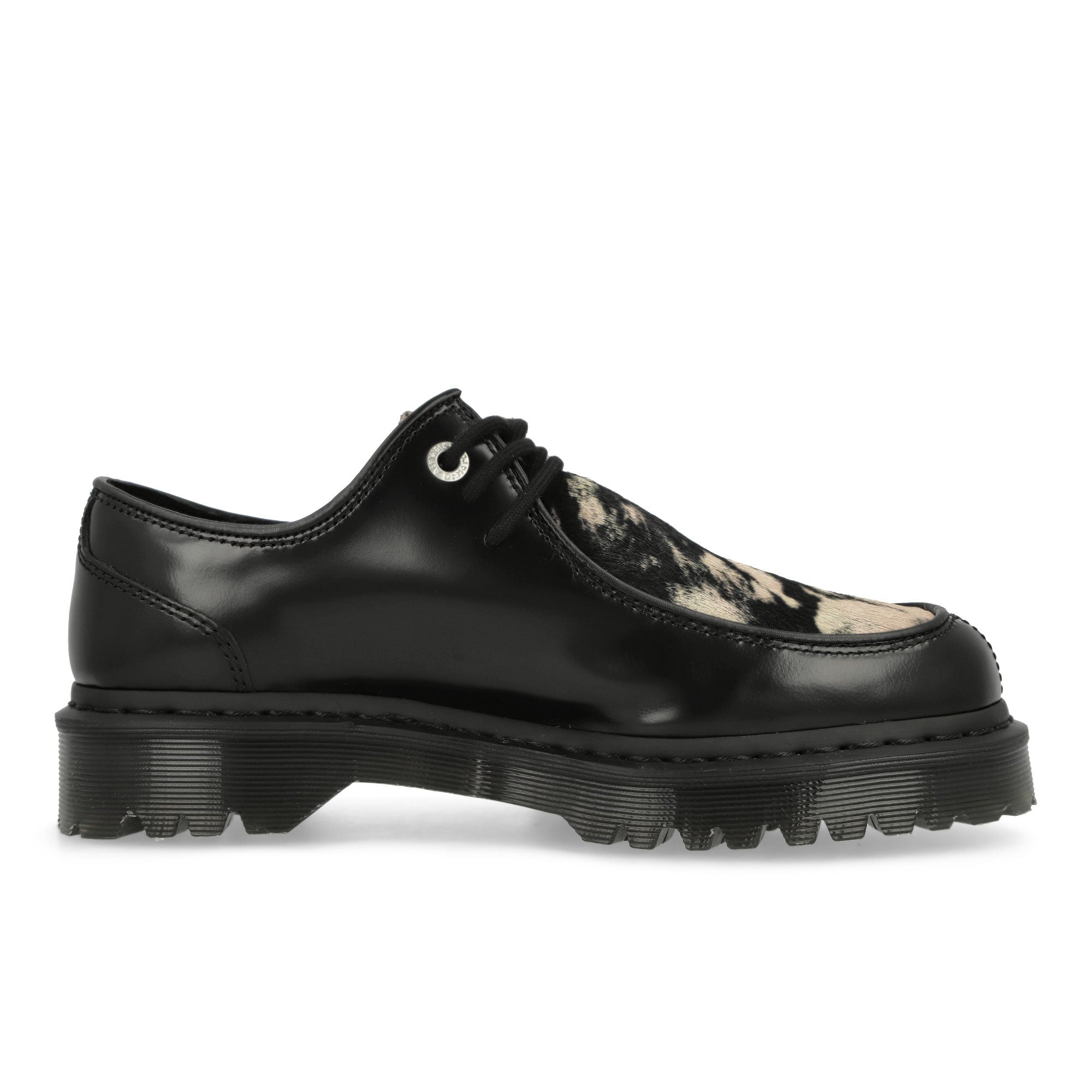 Dr. Martens Zeffir 3i Black + Beige Buttero + Hair On Loafers & Lace ups  Silhouette | Overkill