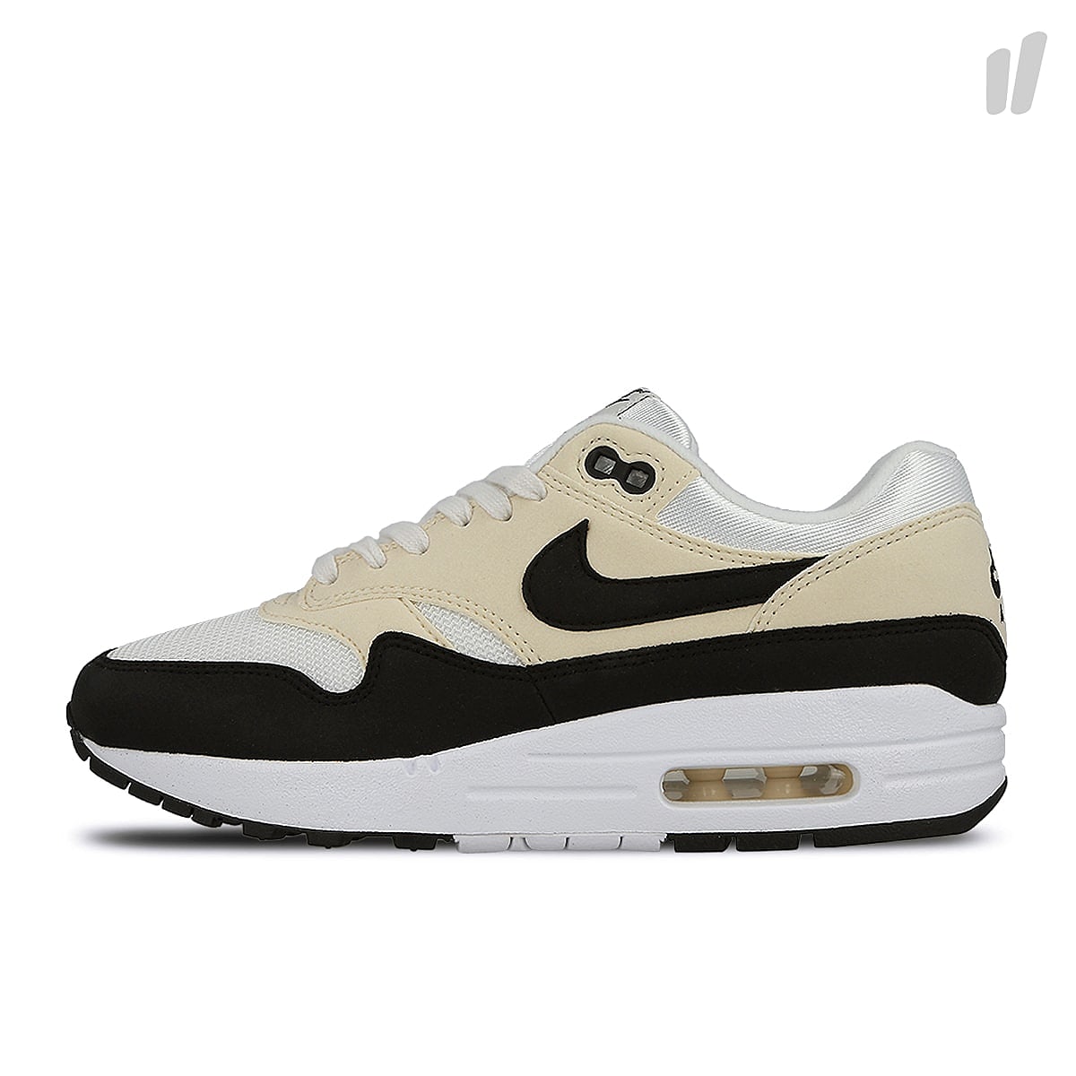 Nike wmns air max 1 Sail-Black - Fossil Low Top Sneakers 319986 106 | Overkill