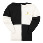 Bel-Air Athletics Academy Blocked Hoodie Vintage Black / Notebook White Hoodies 31BELM302 | Overkill