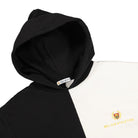 Bel-Air Athletics Academy Blocked Hoodie Vintage Black / Notebook White Hoodies Close-up | Overkill