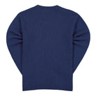 Bel-Air Athletics Academy Knit Embroidered Knit Sweater Bel Air Blue Sweatshirts Material | Overkill