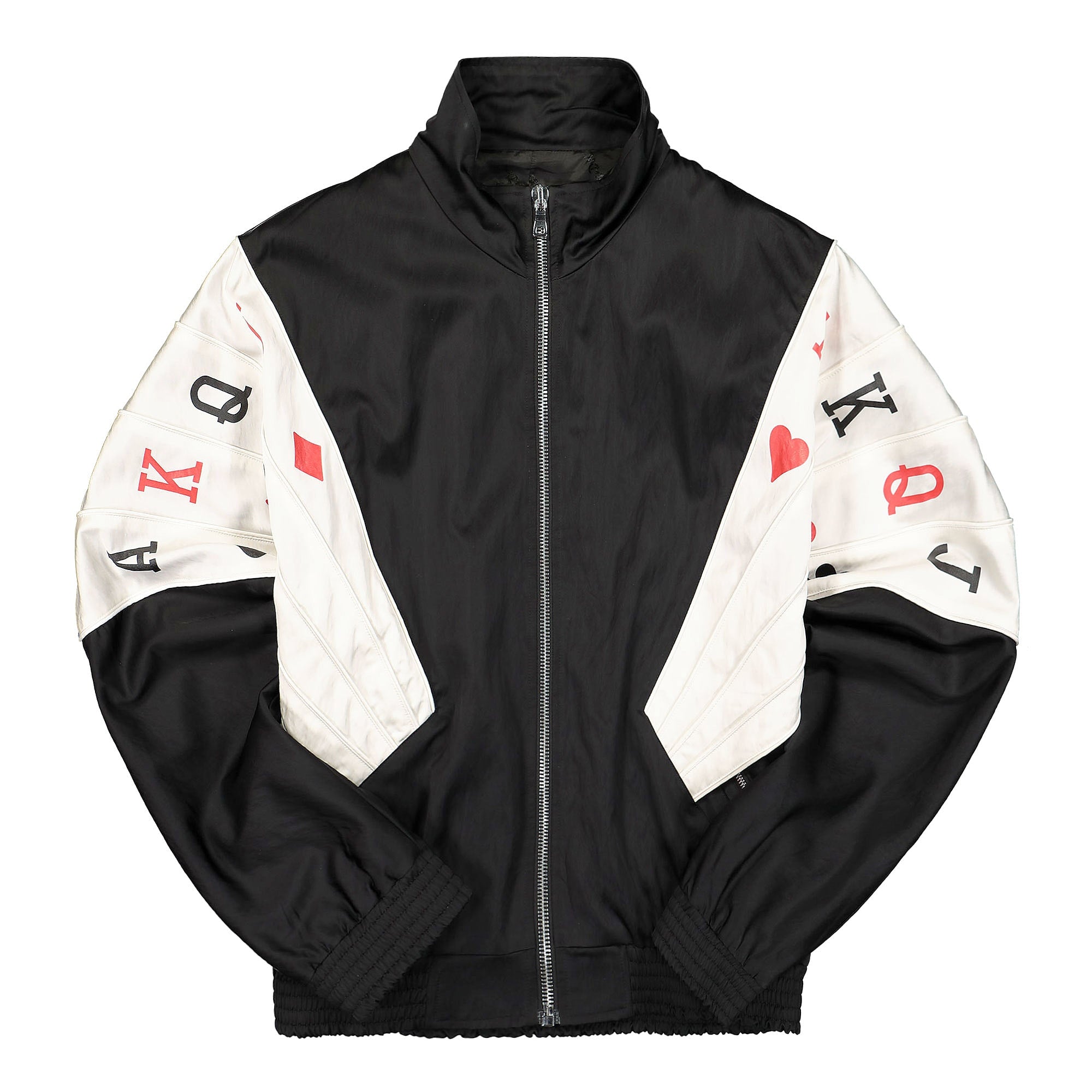 Just Don Crinckle Satin Jacket Black / Multi Track Jackets 31JUSH04 218510 99 | Overkill