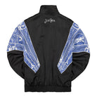 Just Don Crinckle Satin Jacket Black / Multi Track Jackets Close-up | Overkill