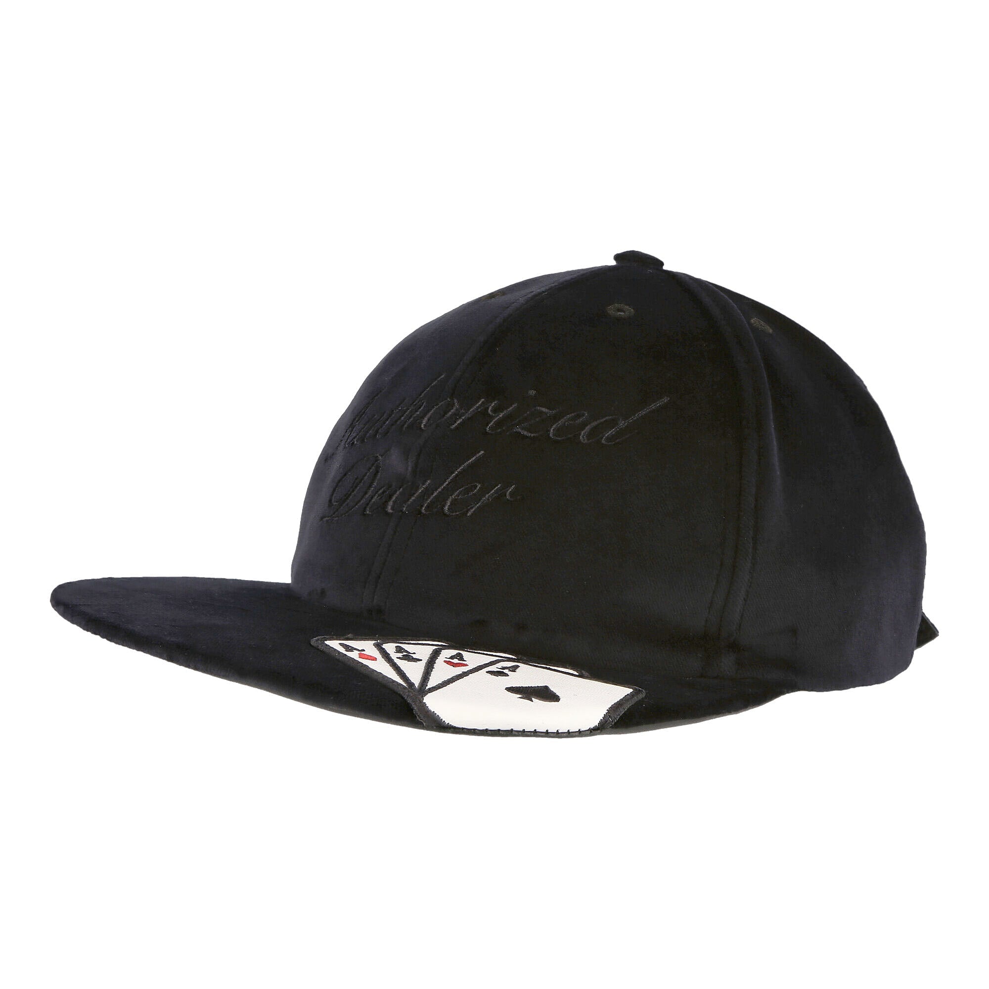 Just Don Plain Velvet Hat Black Caps 31JUSL05 218506 99 | Overkill