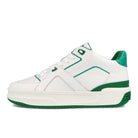 Just Don courtside lo White-Green Sneakers 31JUSQ03 218550 WG | Overkill