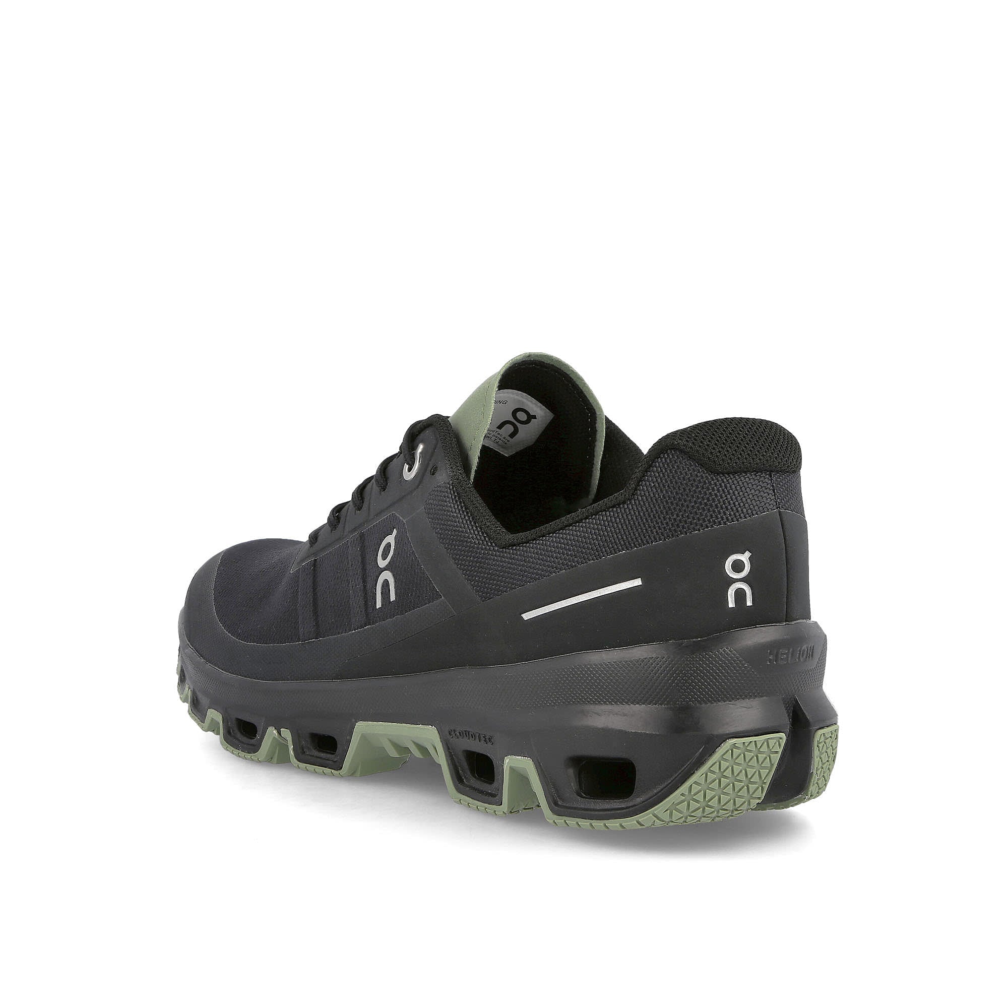 On cloudventure Black / Reseda Sneakers  Material | Overkill