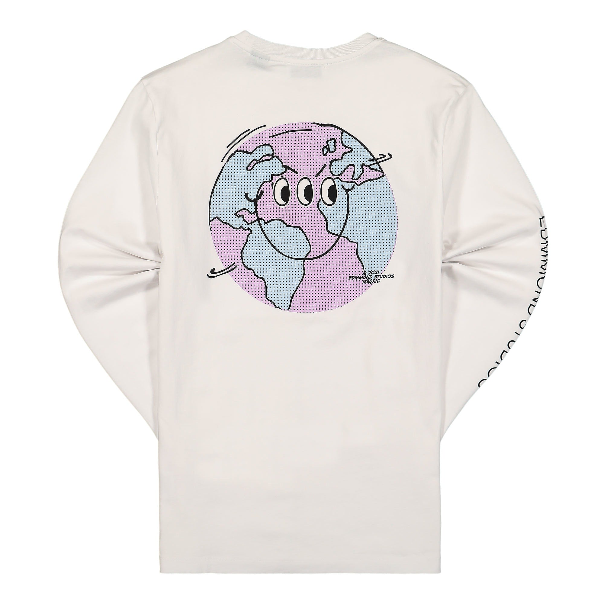 Edmmond Studios Universal Longsleeve Plain White Longsleeves Close-up | Overkill