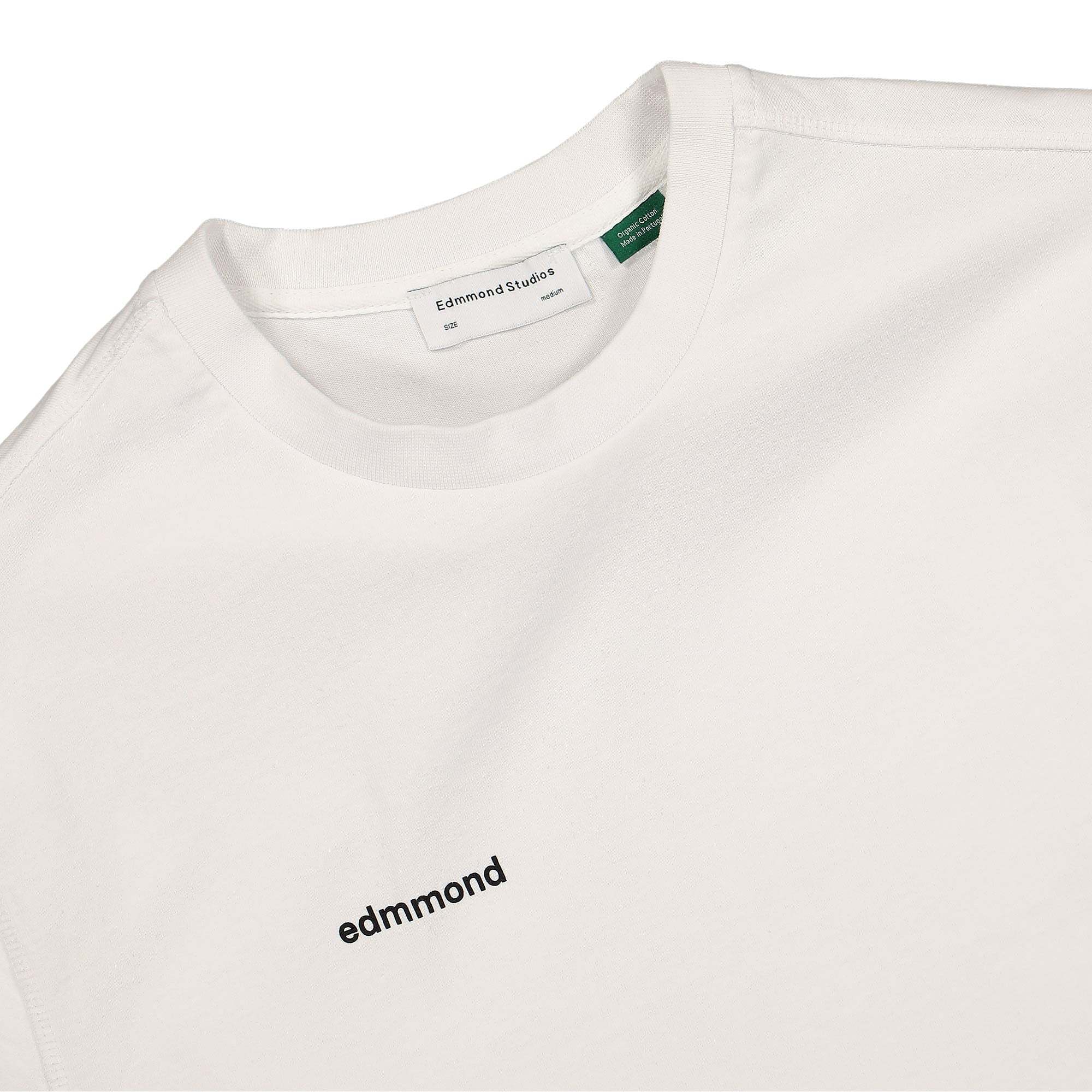 Edmmond Studios Freedom T-Shirt Plain White T-Shirts Close-up | Overkill