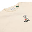 Edmmond Studios Feltman Sweatshirt Plain Beige Sweatshirts Close-up | Overkill