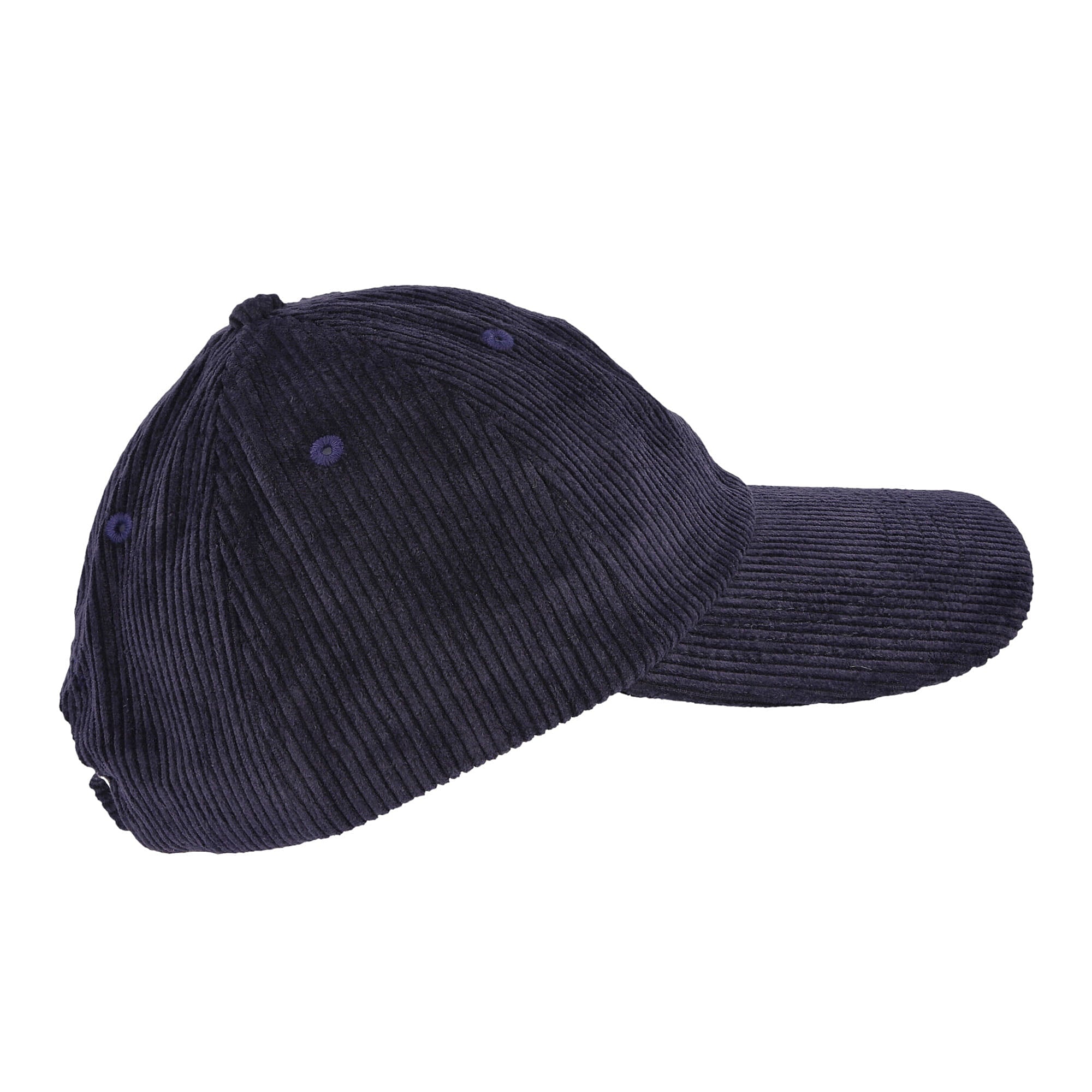 Edmmond Studios Duck Patch Cord Cap Plain Navy Caps Close-up | Overkill