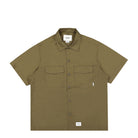 WTAPS CBW Broadcloth Shirt Olive Drab Shirts 231BRDT-SHM02 / Olive Drab | Overkill