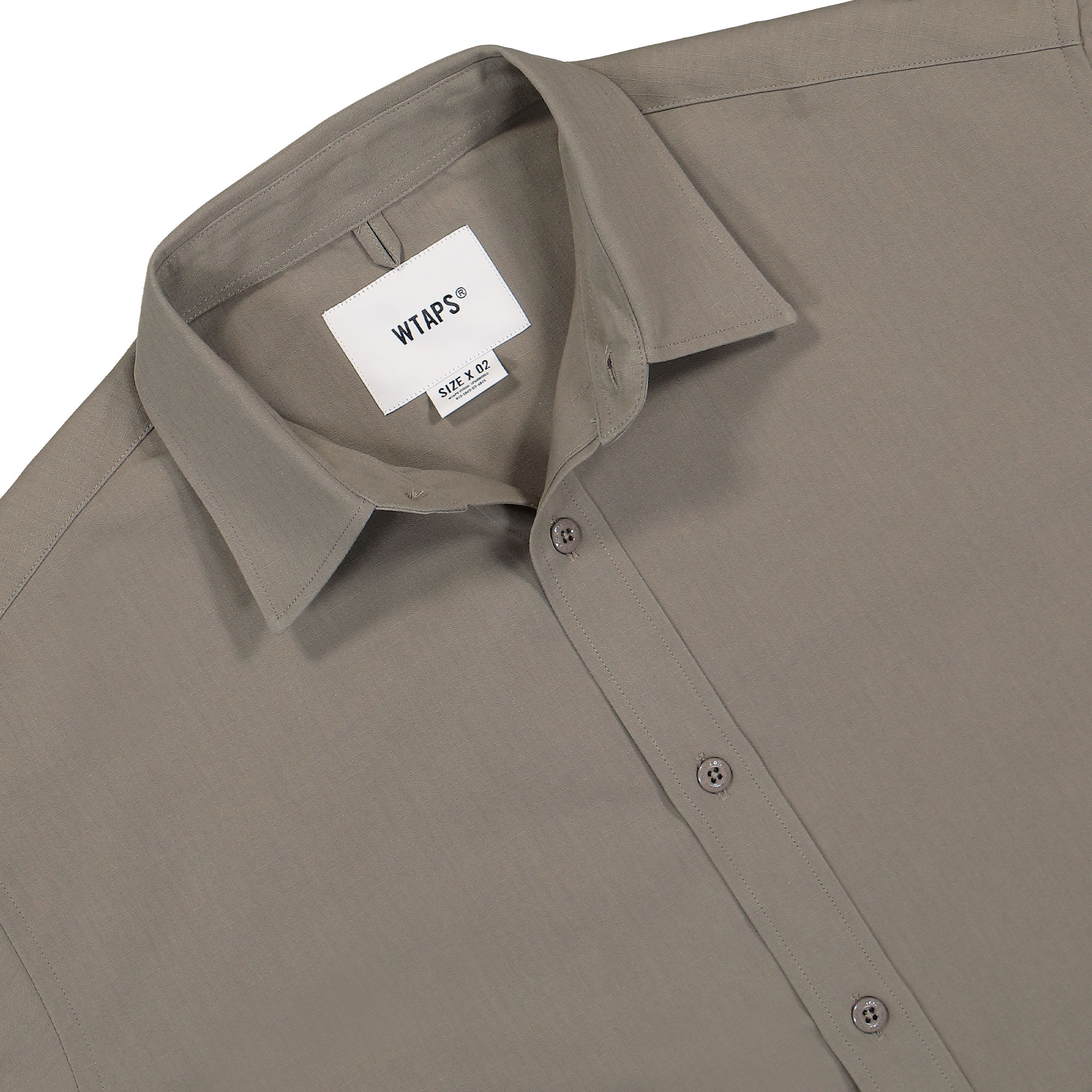 WTAPS Repo 01 Ripstop Shirt 231TQDT-SHM02 / Greige | OVERKILL