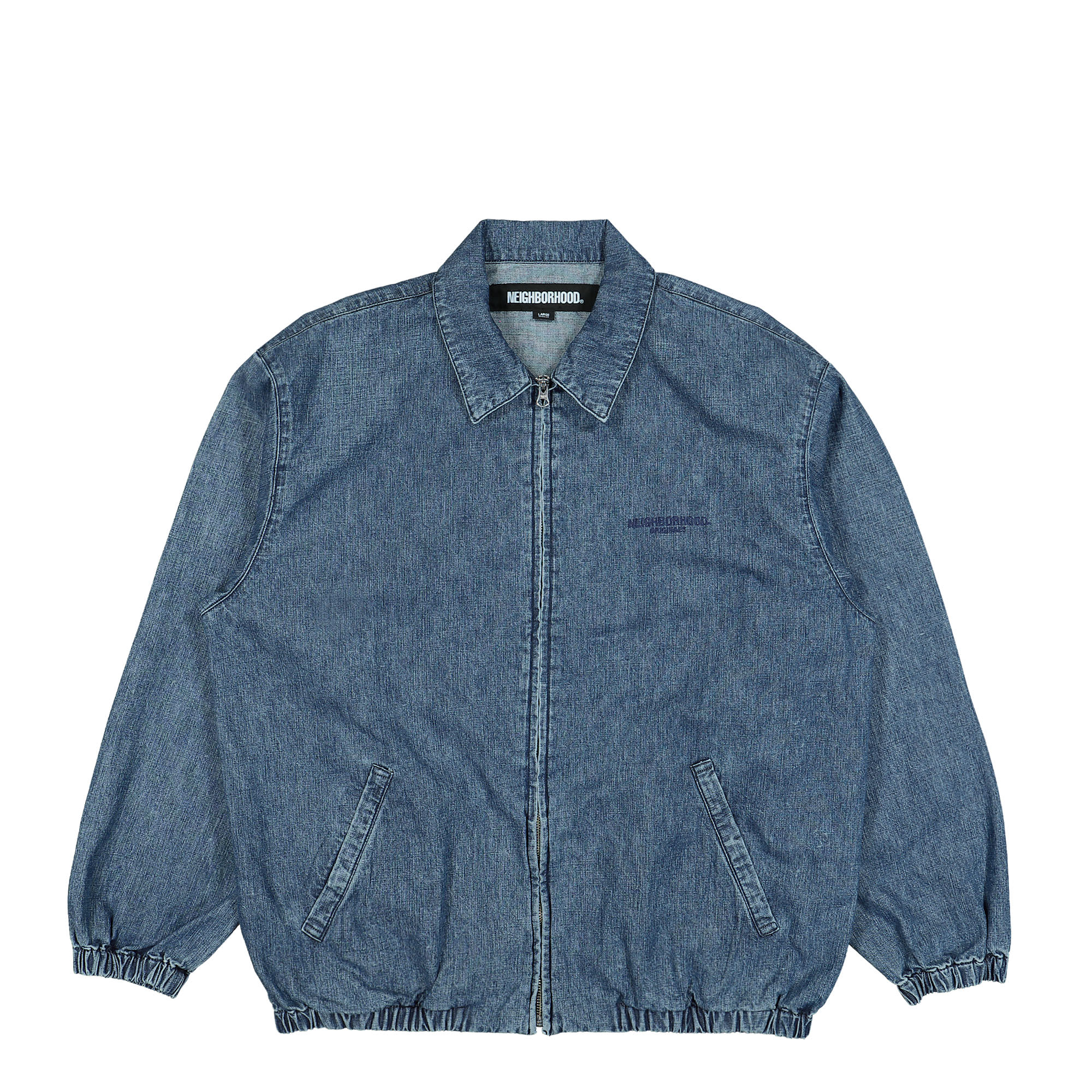Neighborhood Denim Zip Work Jacket Indigo Jackets 231XBNH-JKM03 / Indigo | Overkill