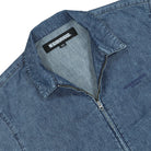 Neighborhood Denim Zip Work Jacket Indigo Jackets Close-up | Overkill