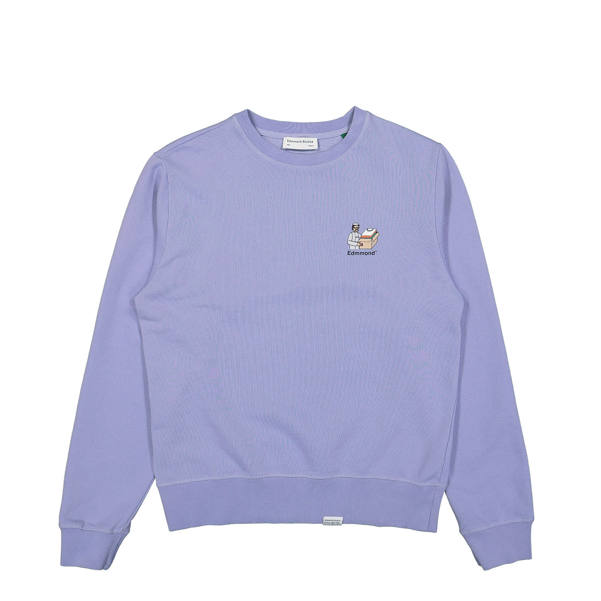 Edmmond Studios Delivery Service Sweatshirt Plain Light Purple Sweatshirts 322-40-05400 | Overkill
