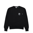 Edmmond Studios Dancing Stars Sweatshirt Plain Black Sweatshirts 322-40-10990 | Overkill