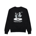 Edmmond Studios Dancing Stars Sweatshirt Plain Black Sweatshirts Close-up | Overkill