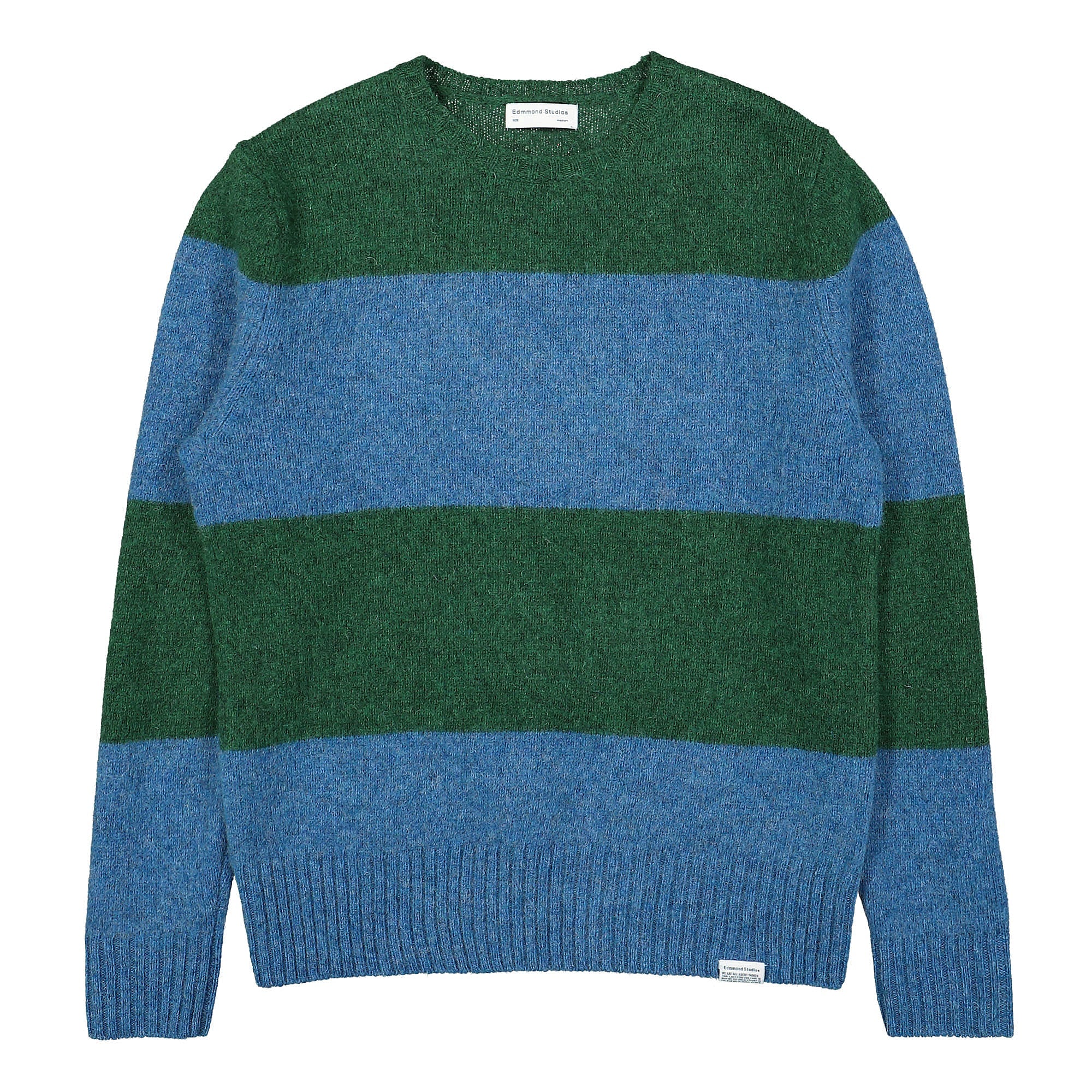 Edmmond Studios Stripes Sweater Plain Navy Sweatshirts 322-60-09590 | Overkill